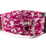 Collar Camouflage Pink - Detail of D-ring
