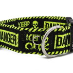 Collar Danger Yellow - Detail of D-ring