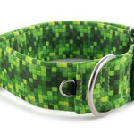 Collar Digital Green - Detail of D-ring