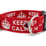 Collar Keep Calm - Detail of D-ring