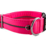 Collar Reflex Neon Pink I - Detail of D-ring