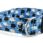 Collar Sheep Dream Blue - Detail of D-ring