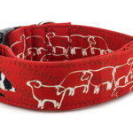 Collar Border Collie Life Red - Detail of the pattern