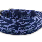 Collar Camouflage Blue - Detail of the pattern