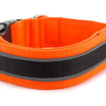 Collar Reflex Neon Orange II - Detail of the pattern