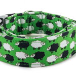 Collar Sheep Dream Green - Detail of the pattern
