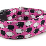 Collar Sheep Dream Pink - Detail of the pattern