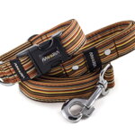 Leash Casual Brown with the collar