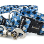 Leash Sheep Dream Blue with the collar