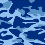 Leash Camouflage Blue - Pattern