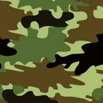 Collar Camouflage Green - Pattern