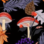 Collar Mushrooms - Pattern
