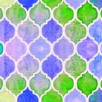 Collar Vitrage Green - Pattern